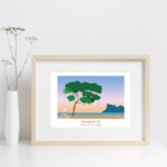Affiche Paysage du Sud Le Bec de l'Aigle à St Cyr sur Mer à l'aube