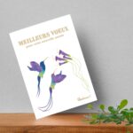Carte de voeux Meilleurs voeux avec deux colibris inspirants