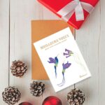 Carte de voeux Meilleurs voeux avec deux colibris inspirants