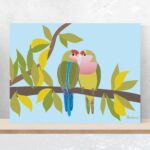 affiche inséparables rosegorges amour