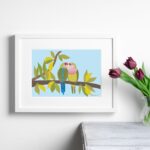 affiche inséparables rosegorges amour