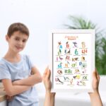 affiche abécédaire colorée oiseaux du monde