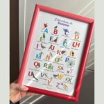 affiche abécédaire colorée oiseaux du monde