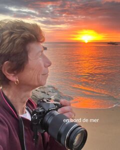 Béa photographe en bord de mer lever du soleil sunrise observation des oiseaux