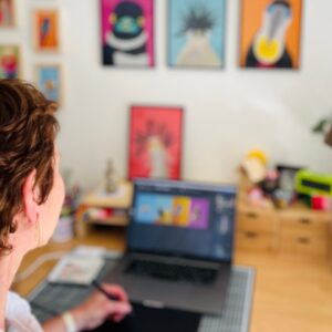 dans mon atelier je dessine